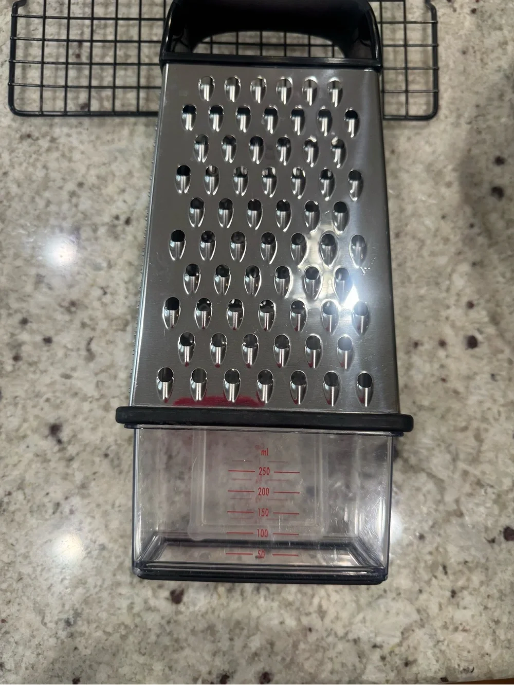 Nonstick baking set, sifters, grater with storage container, cooling rack